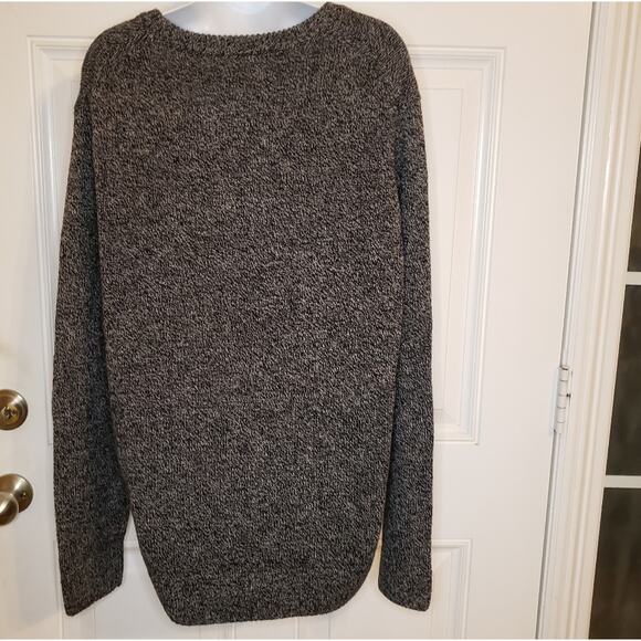 Sonoma Marled Gray Crew Pullover NWT - Picture 3 of 9